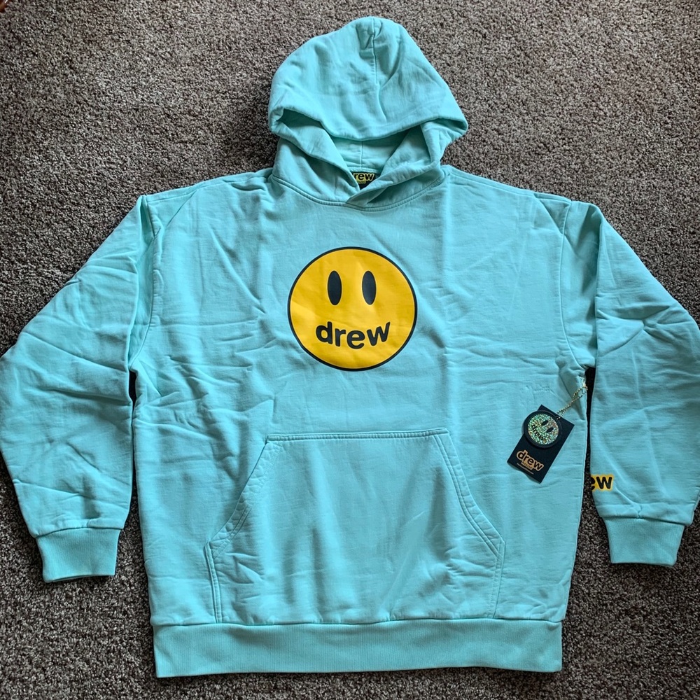 Justin Bieber DrewHouse Mascot Hoodie Mint
